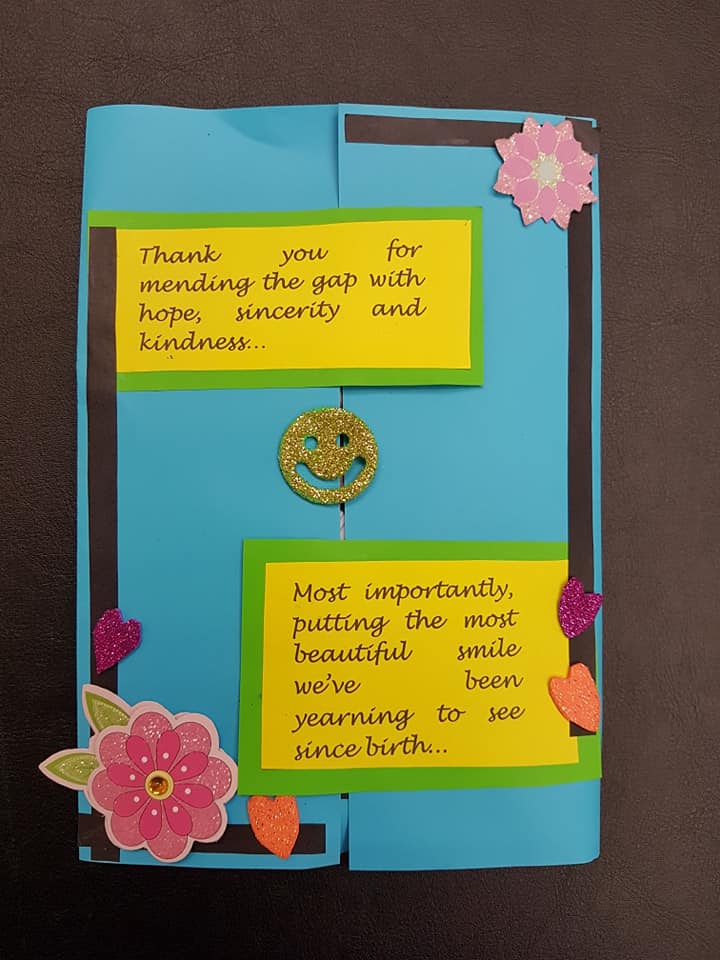 Cleft Lip greeting card 1